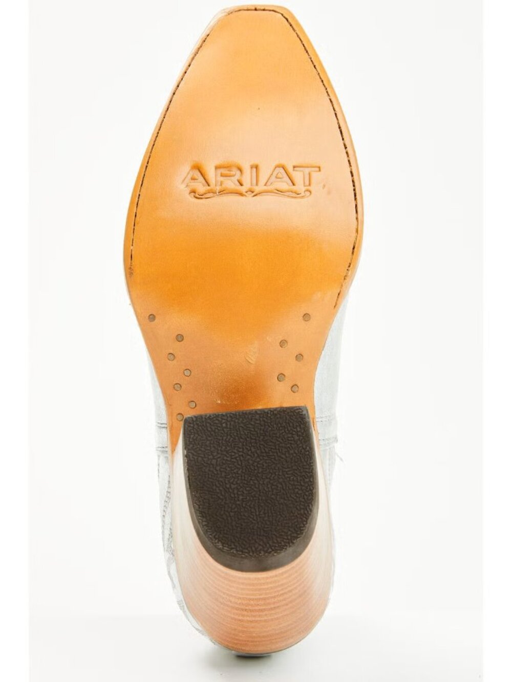 Ariat" Size 9M"  Women's Dixon Western Booties - Snip Toe" Silver" Brand NWT" - Picture 6 of 9